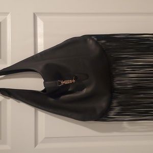 Leather Gucci Jackie Fringe Bag